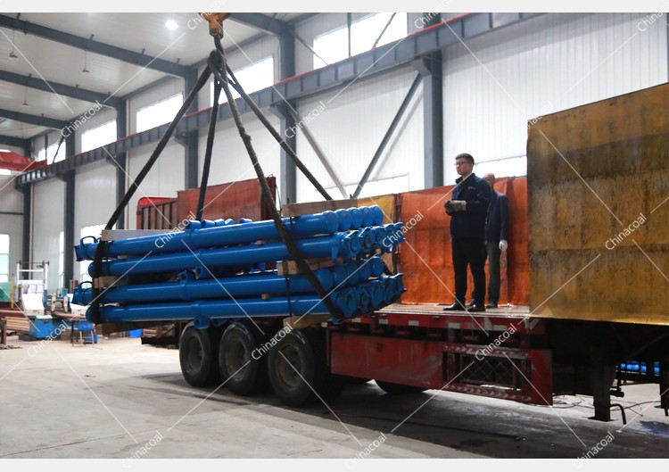 China Coal Group Sent A Batch Of Mining Single Hydraulic Props To Alxa League